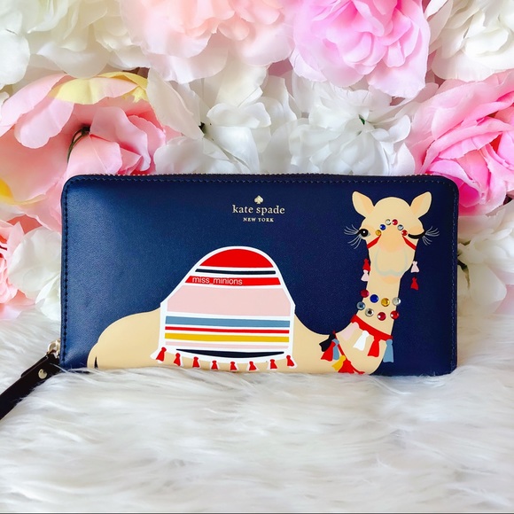 Kate spade camel wallet hotsell